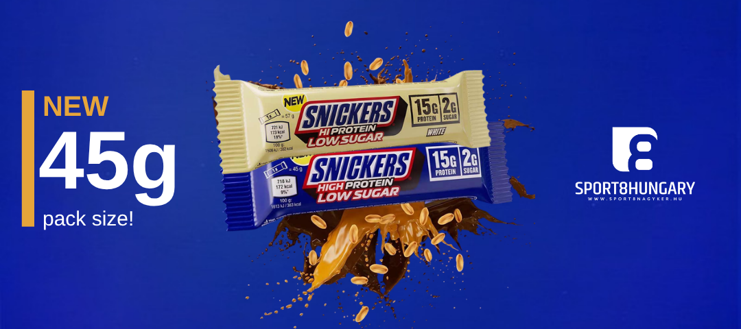 NEW 45g pack size! – Snickers High Protein Low Sugar