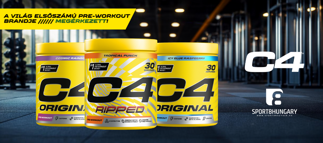 C4 – a világ első számú pre-workout márkája megérkezett – Sport8 Hungary