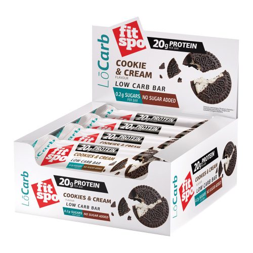 FitSpo Low Carb Protein bar 60 g Cookies & Cream