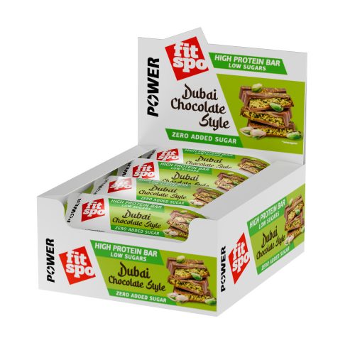 FitSpo High Protein bar Dubai Chocolate 50g