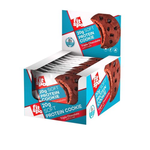 FITSPO Protein Collagen Cookie 70g Triple Chocolate