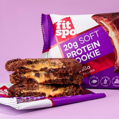 FITSPO Protein Collagen Cookie 70g Vanilla
