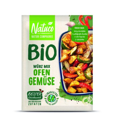 Natuco Bio Sütőben Sült Zöldség Fűszerkeverék Alap 34g