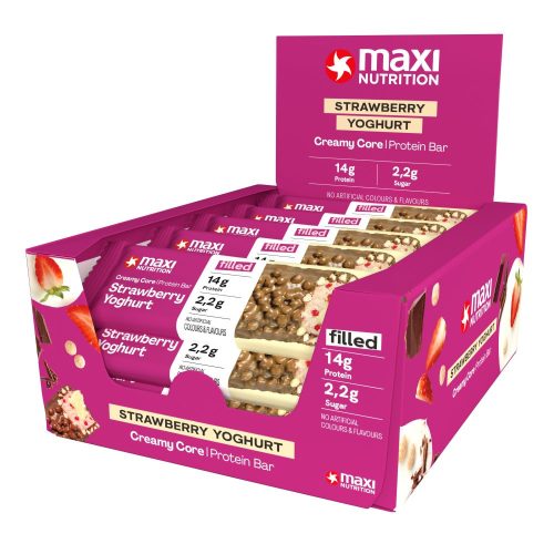 MAXI NUTRITION Creamy Core Protein bar - Strawberry Yoghurt 45g