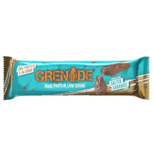 GRENADE HIGH PROTEIN BAR CHOCOLATE CHIP SALTED CARAMEL 60G