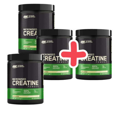 Optimum Nutrition Micronised Creatine Powder 317 g Unflavoured 3+1