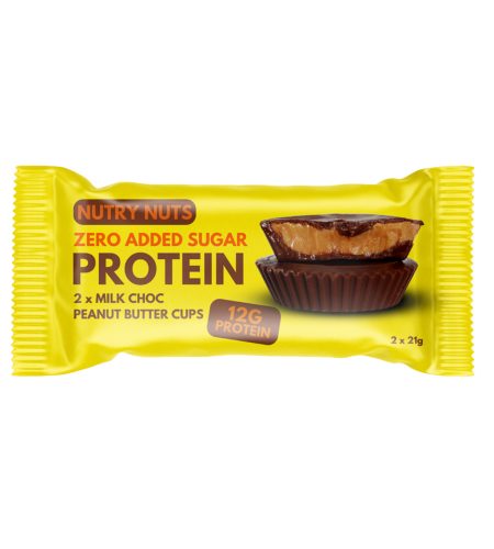 NUTRY NUTS Protein Peanut Butter Cups - Milk Choc 42g