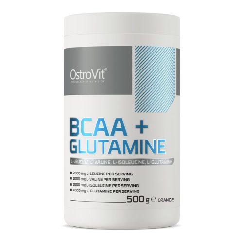 OstroVit BCAA + Glutamine 500 g - Orange