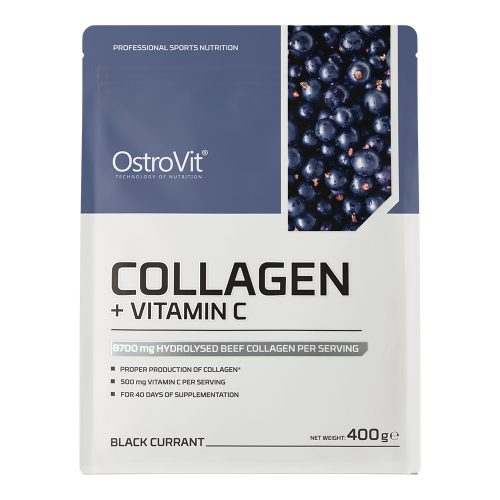 OstroVit Collagen + Vitamin C 400 g Blackcurrant