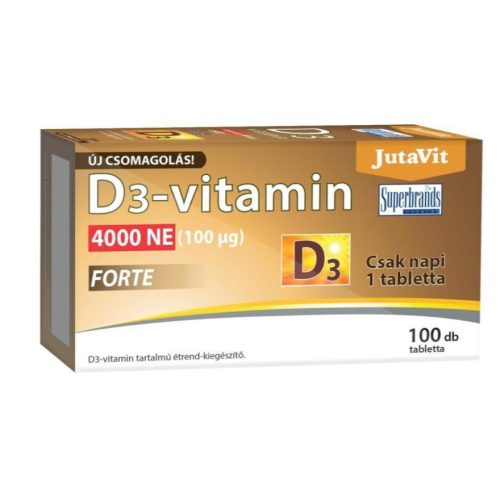 JutaVit D3-vitamin 4000 NE (100µg) Forte 100 tabletta