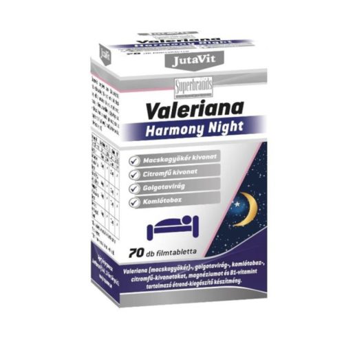 JutaVit Valeriana Harmony Night 70 tabletta