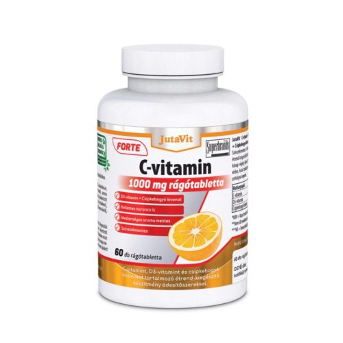 JutaVit C-vitamin 1000mg narancs ízű rágótabletta 60 