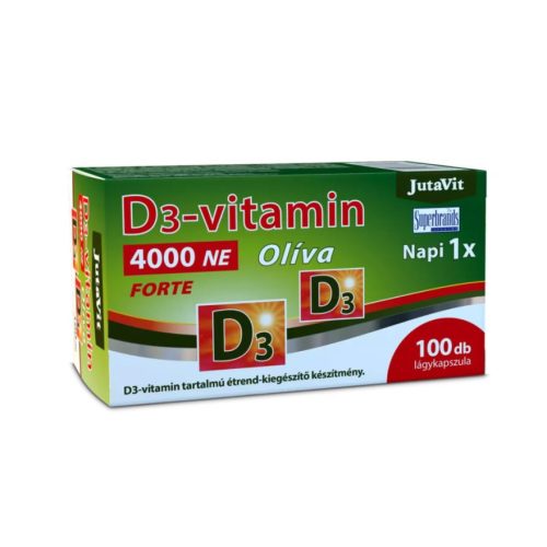 JutaVit D3-vitamin 4000NE Olíva 100 kapszula