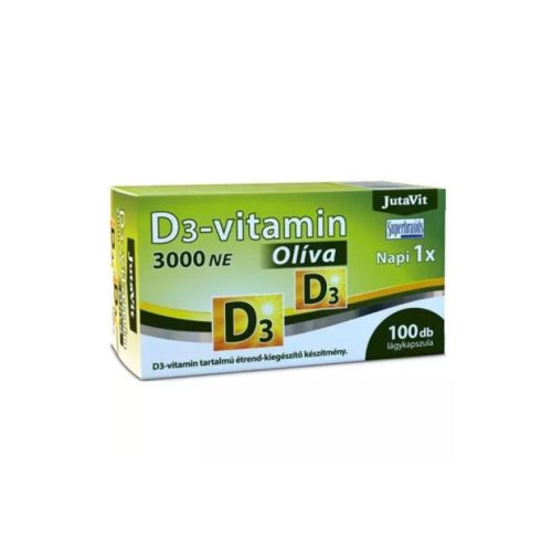 JutaVit D3-vitamin 3000NE Olíva 100 kapszula