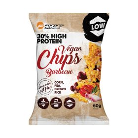 FORPRO 30% VEGAN Protein Chips 60g Barbecue (12)