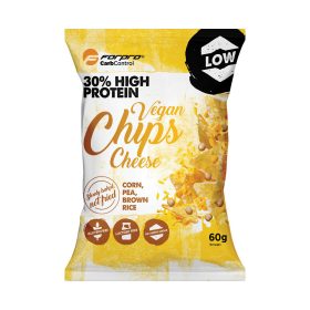 FORPRO 30% VEGAN Protein Chips 60g Cheese (12)