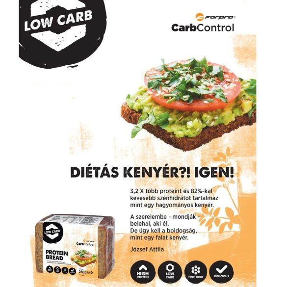 Forpro Carrot Protein Bread - 250g