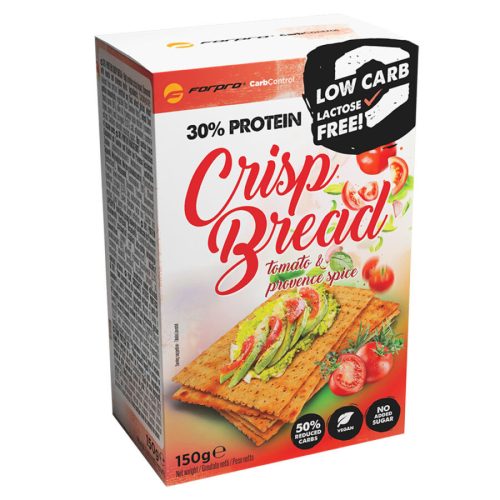 FORPRO 30% Protein Crisp Bread Tomato & Provence Spice 10x150g