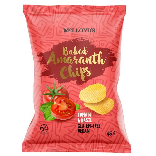 McLloyd's Baked Amaranth Chips 65g - Tomato & Basil