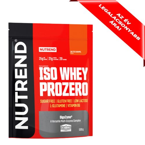 NUTREND Iso Whey Prozero 500g Salted Caramel