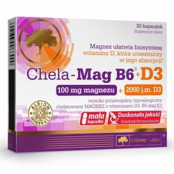 Olimp Labs Chela-Mag B6 + D3 - 30 kapszula