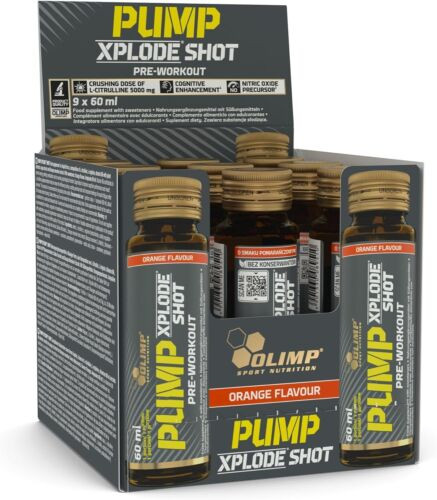 OLIMP SPORT Pump Xplode Shot Ampulla 9X60 ml Orange