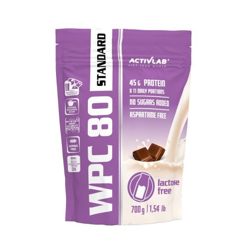 ACTIVLAB WPC 80 Standard Lactose Free 700g Chocolate