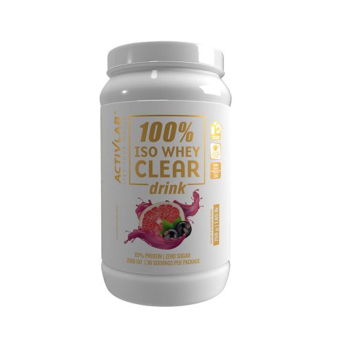 ACTIVLAB 100% ISO Whey Clear Drink 750g Blackcurrant-Grapefruit