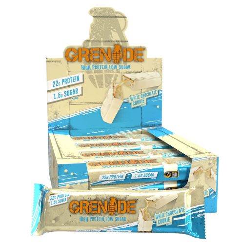 GRENADE High Protein Bar White Chocolate Cookie 60g (12)