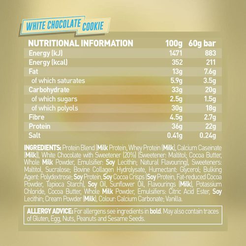 GRENADE High Protein Bar White Chocolate Cookie 60g (12)