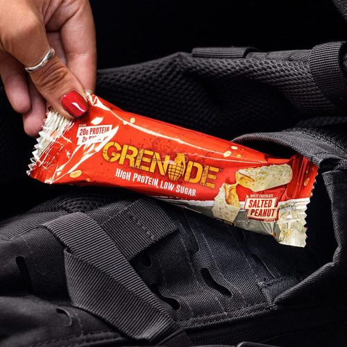 GRENADE High Protein Bar White Chocolate Salted Peanut 60g