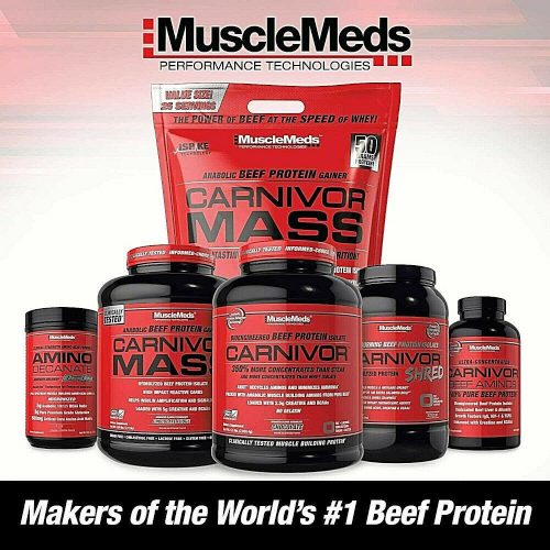 MUSCLEMEDS Carnivor Mass 2628g Strawberry