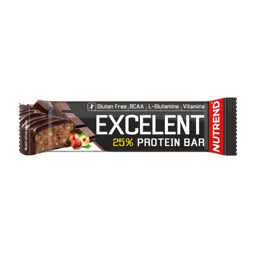 NUTREND Excelent p. bar 85g (18) Chocolate+Nuts