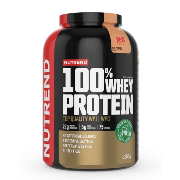 Nutrend 100% Whey Protein 2250g ice coffe