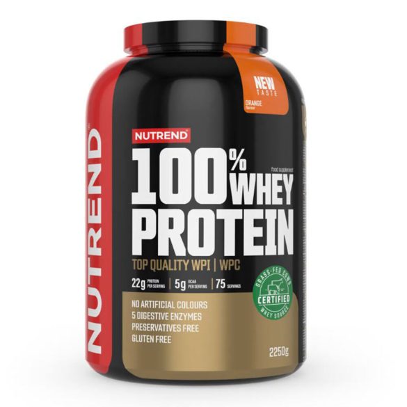 Nutrend 100% Whey Protein 2250g  - Orange 