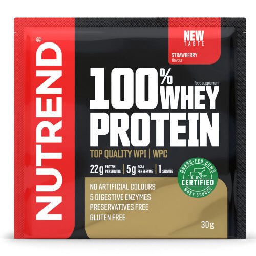 NUTREND 100% Whey Protein 10x30g Strawberry