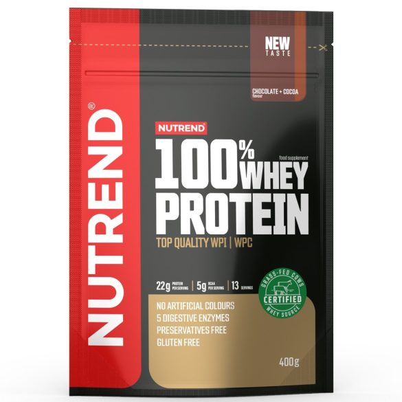 Nutrend 100% Whey Protein 400g - Chocolate + Cocoa