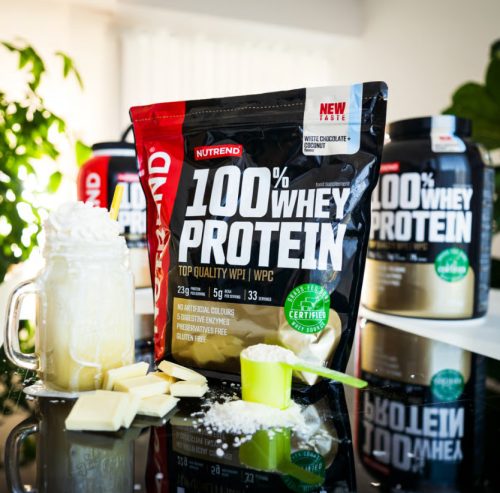 NUTREND 100% Whey Protein 800g Chocolate+Hazelnut