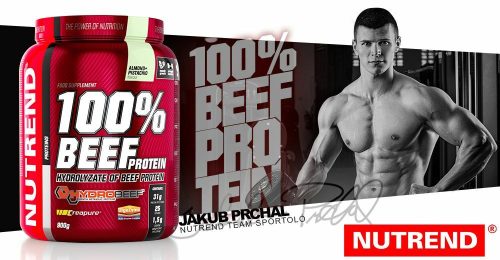 NUTREND 100% Beef Protein 900g Almond-Pisctachio