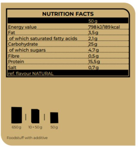 NUTREND Protein Pancake, 650g, Natural