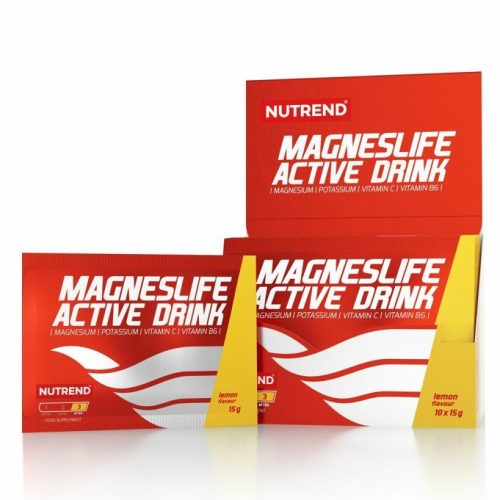 NUTREND Magneslife Active Drink 10x15 g Lemon
