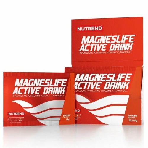 NUTREND Magneslife Active Drink 10x15 g Orange