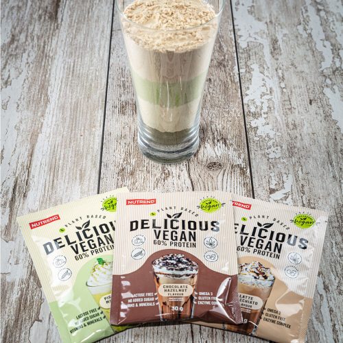 NUTREND Delicious Vegan Protein 5x30g Latte Macchiato