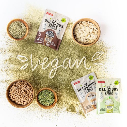 NUTREND Delicious Vegan Protein 450g Chocolate+Hazelnut