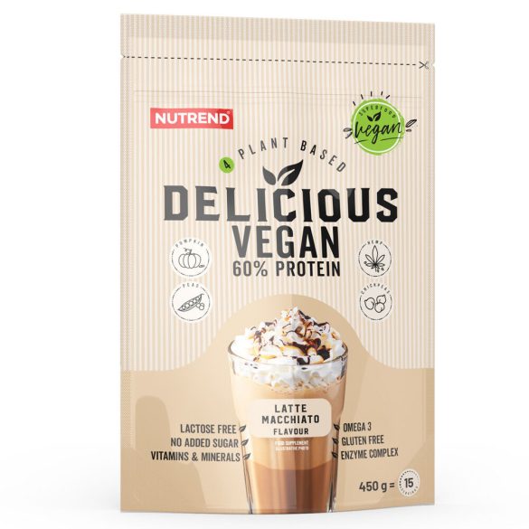 Nutrend Delicius Vegan Protein 30g - Latte Macchiato