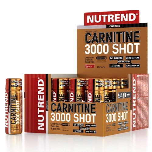 NUTREND Carnitine 3000 Shot Strawberry 20x60ml