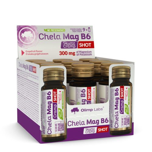 OLIMP SPORT Chela-Mag B6 Cramp Shot SE Cherry (9x25 ampulla)