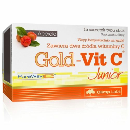 OLIMP LABS GOLD-VIT C Junior 15 db Tasak Raspberry