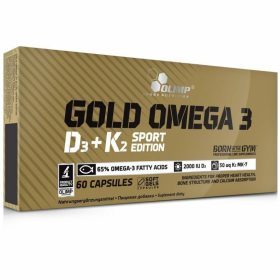   OLIMP SPORT Gold Omega 3 D3+K2 SE - szív és érrendszer - 60 kapsz.