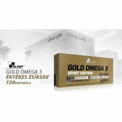 OLIMP SPORT Gold Omega 3 Sport Edition - szív és érrendszer - 120 kapsz.